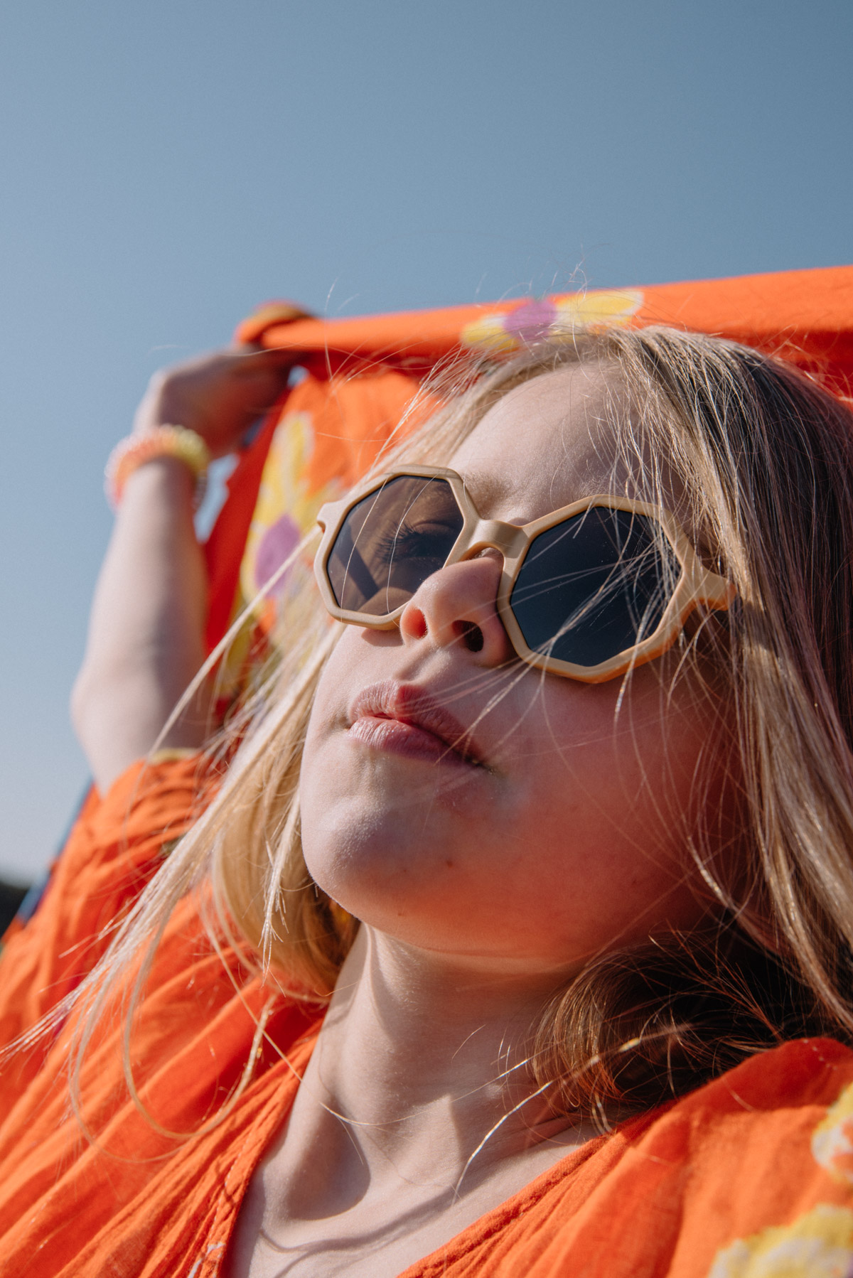 Lunettes de soleil YEYE enfants Jaune Moutarde 5