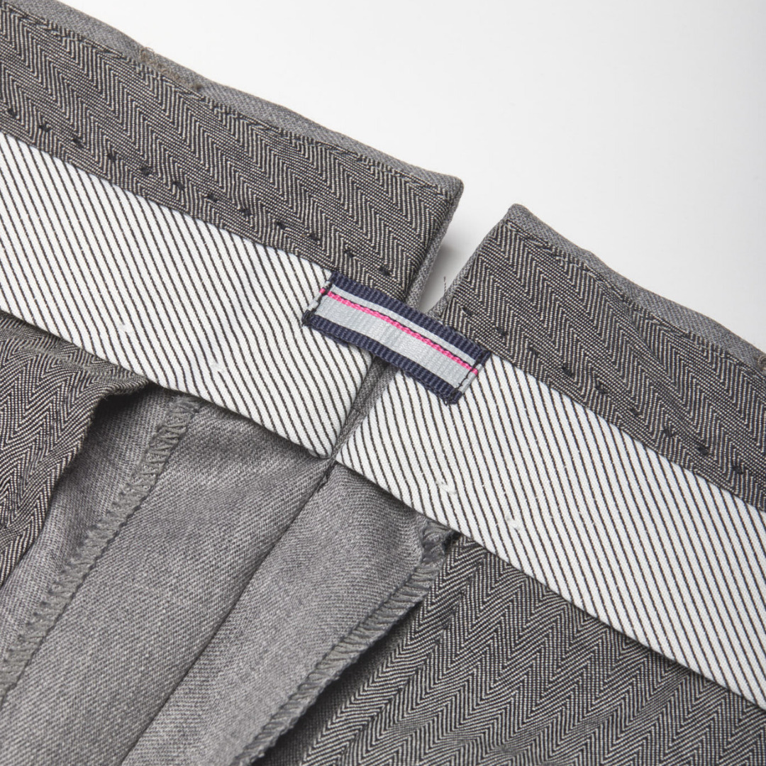 pantalon stretch en laine sèche gris, Gaston 4