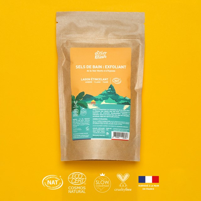 Sels de bain exfoliant | Lagon Étincelant | 150g 2