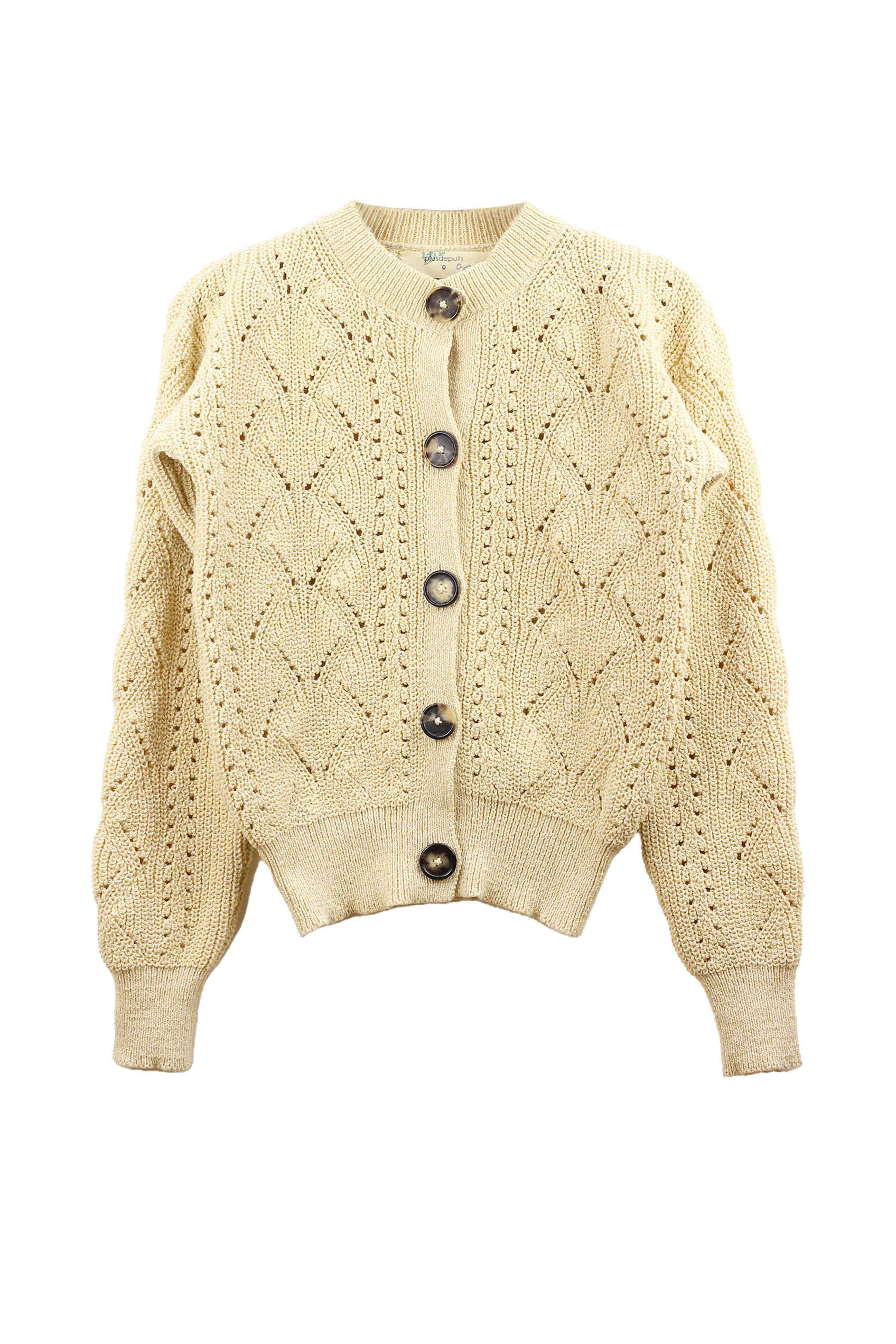 Gilet Mimosa creme 100% Made in France - 4