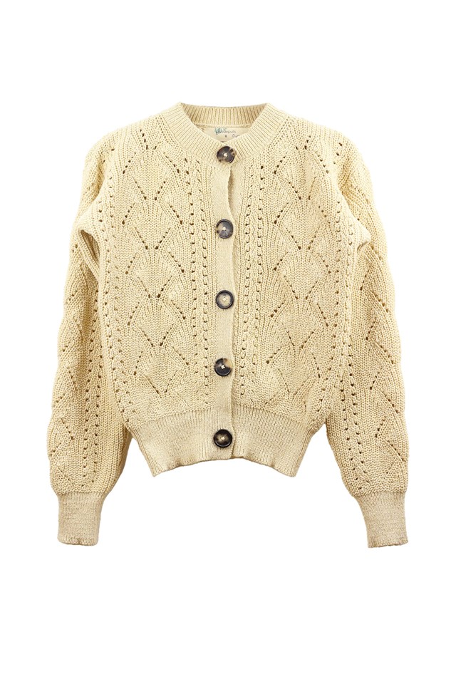 Gilet Mimosa creme 100% Made in France 4