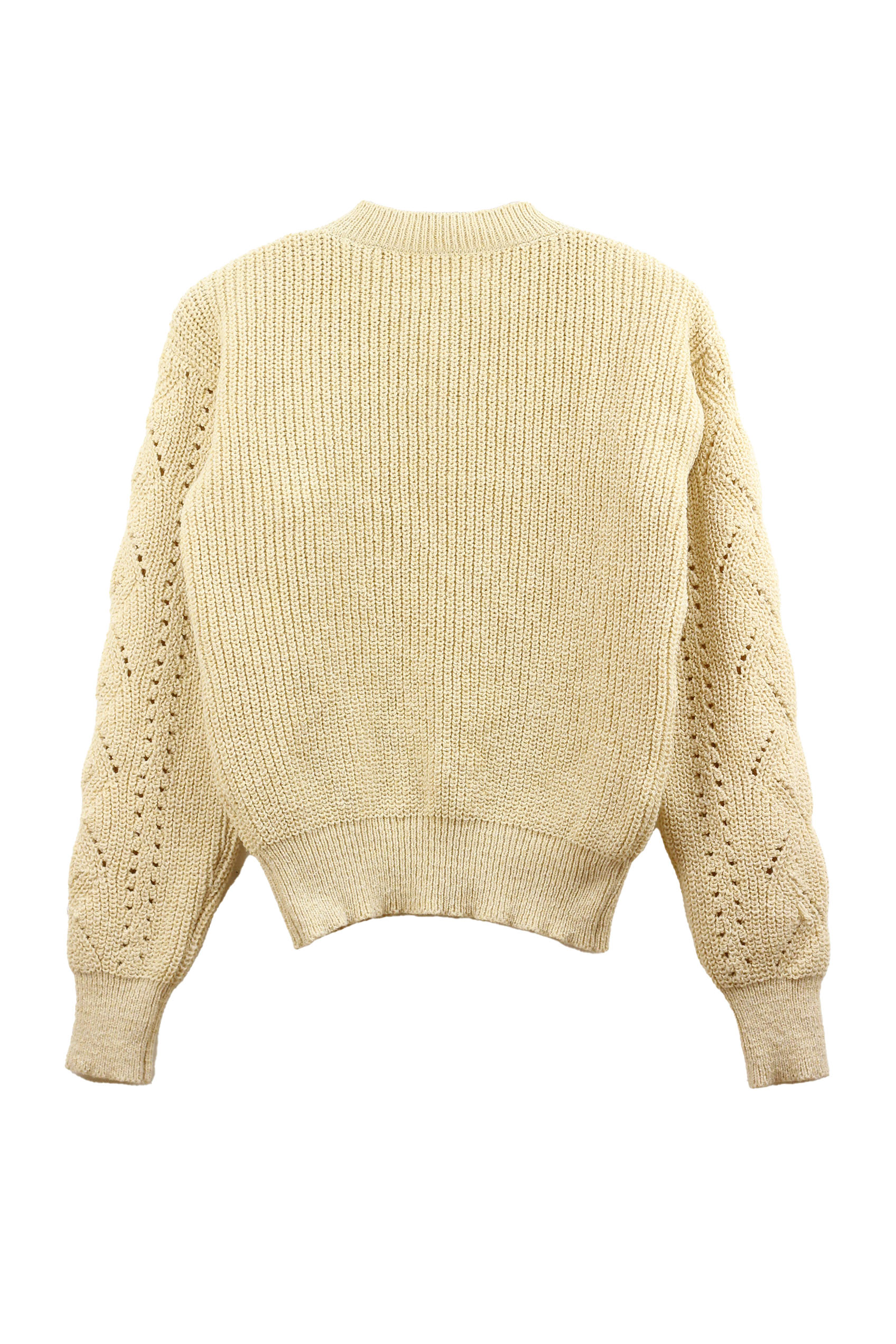 Gilet Mimosa creme 100% Made in France - 5