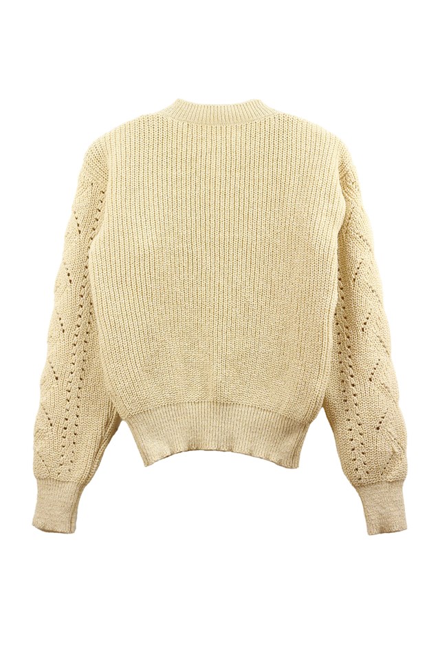 Gilet Mimosa creme 100% Made in France 5