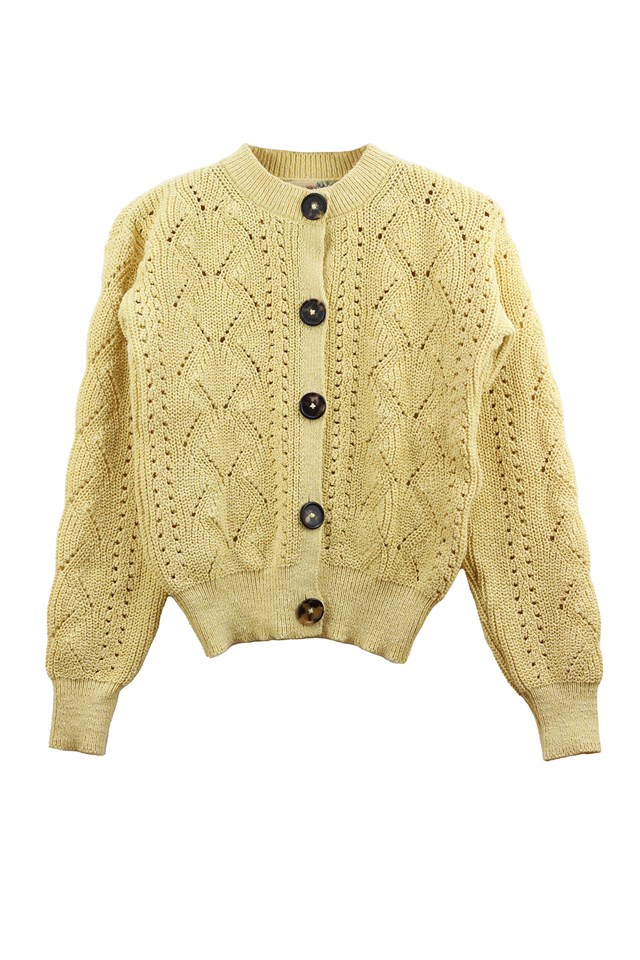 Gilet Mimosa creme 100% Made in France 6