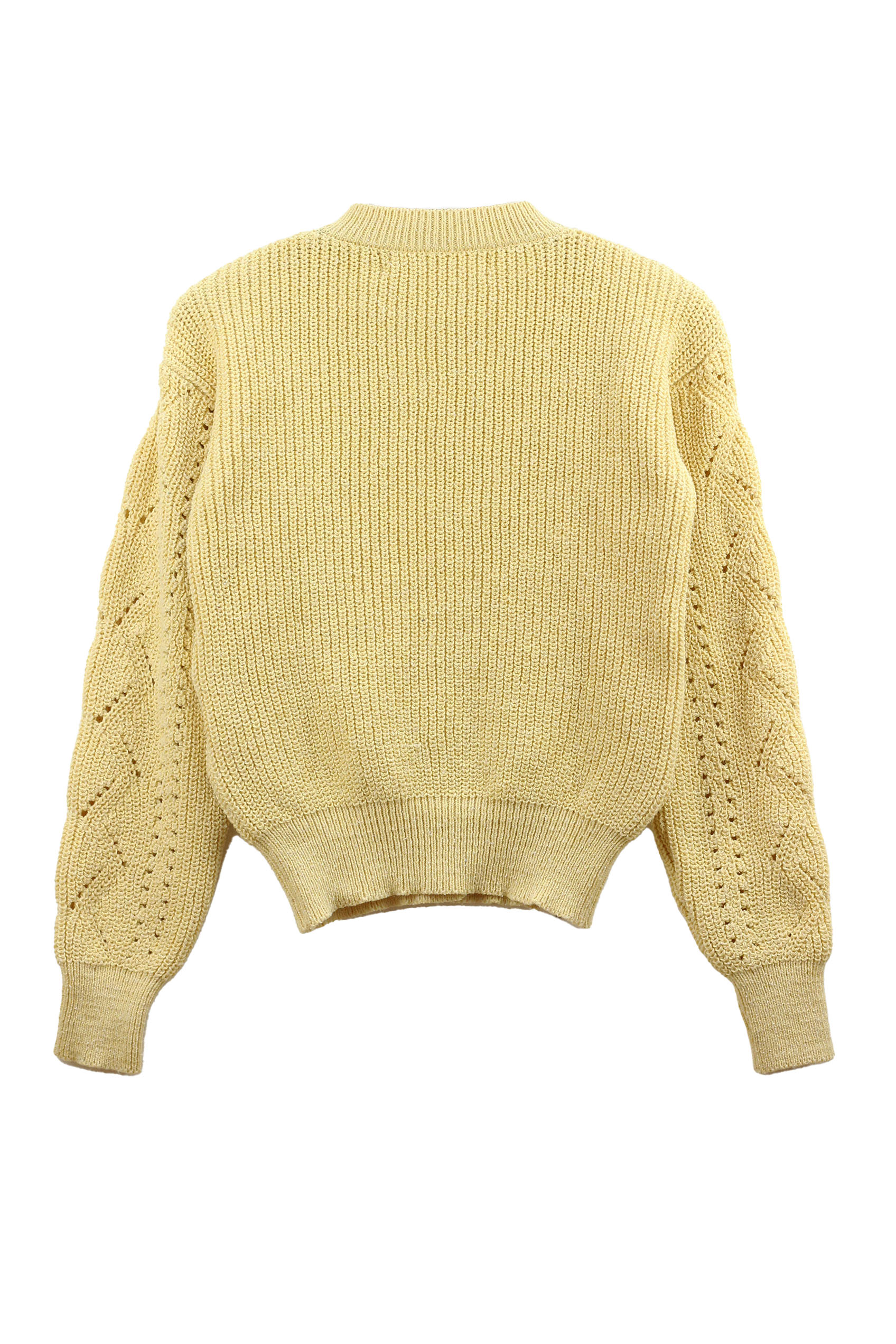 Gilet Mimosa creme 100% Made in France - 7