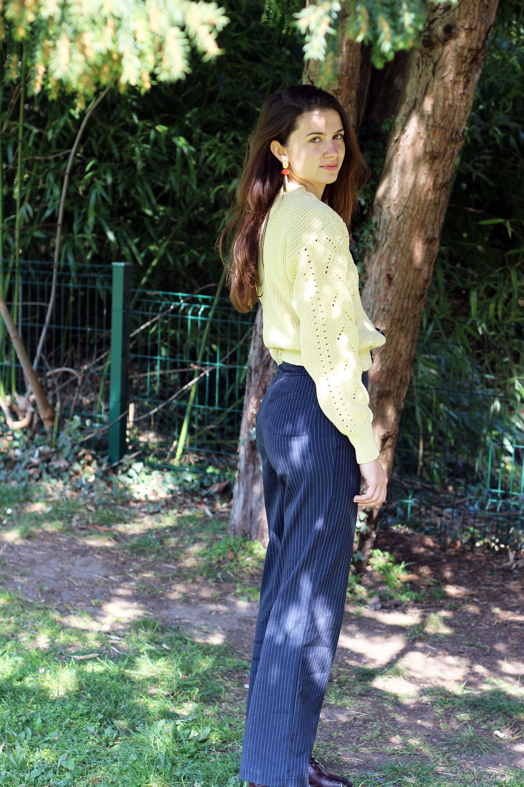 Gilet Mimosa Jaune Paille 100% Made in France - 11