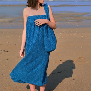 Cabine de Plage “Plume de Paon” en Vagues Japonaises. NEW 2022