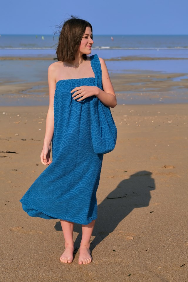 Cabine de Plage “Plume de Paon” en Vagues Japonaises. NEW 2022 2