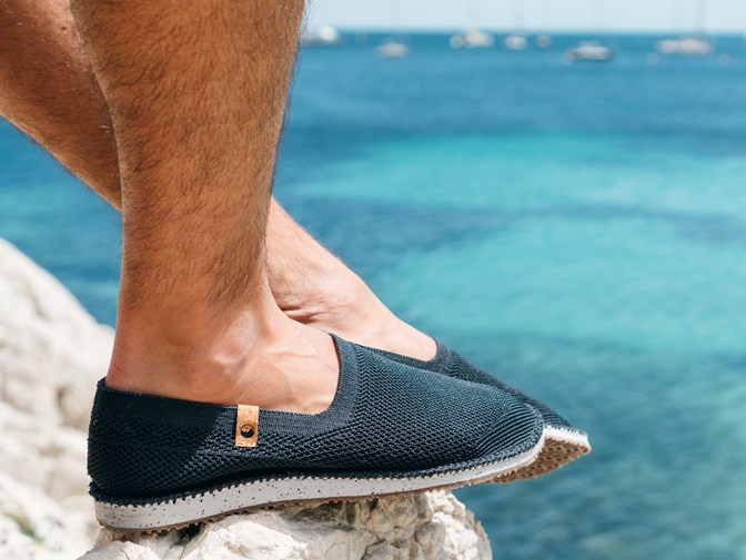 Saola espadrilles éco responsables Sequoia II Black Homme