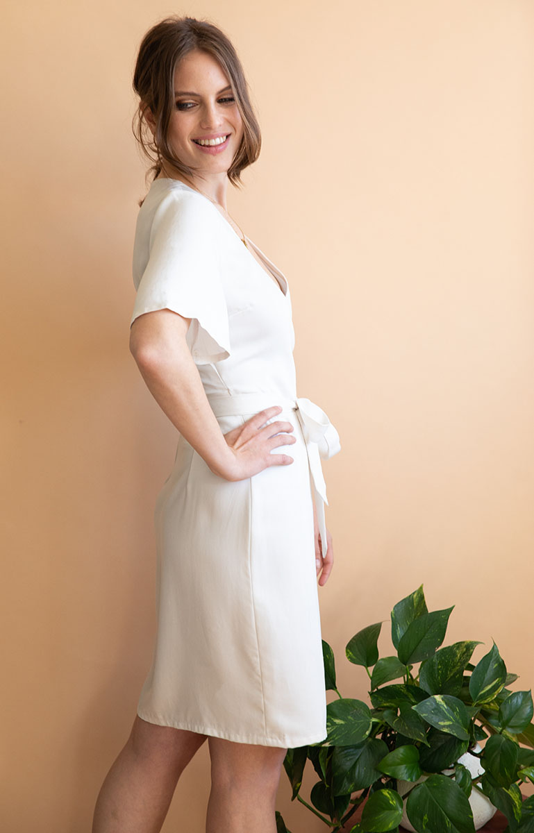 Robe Avena en Tencel - Ecru 3