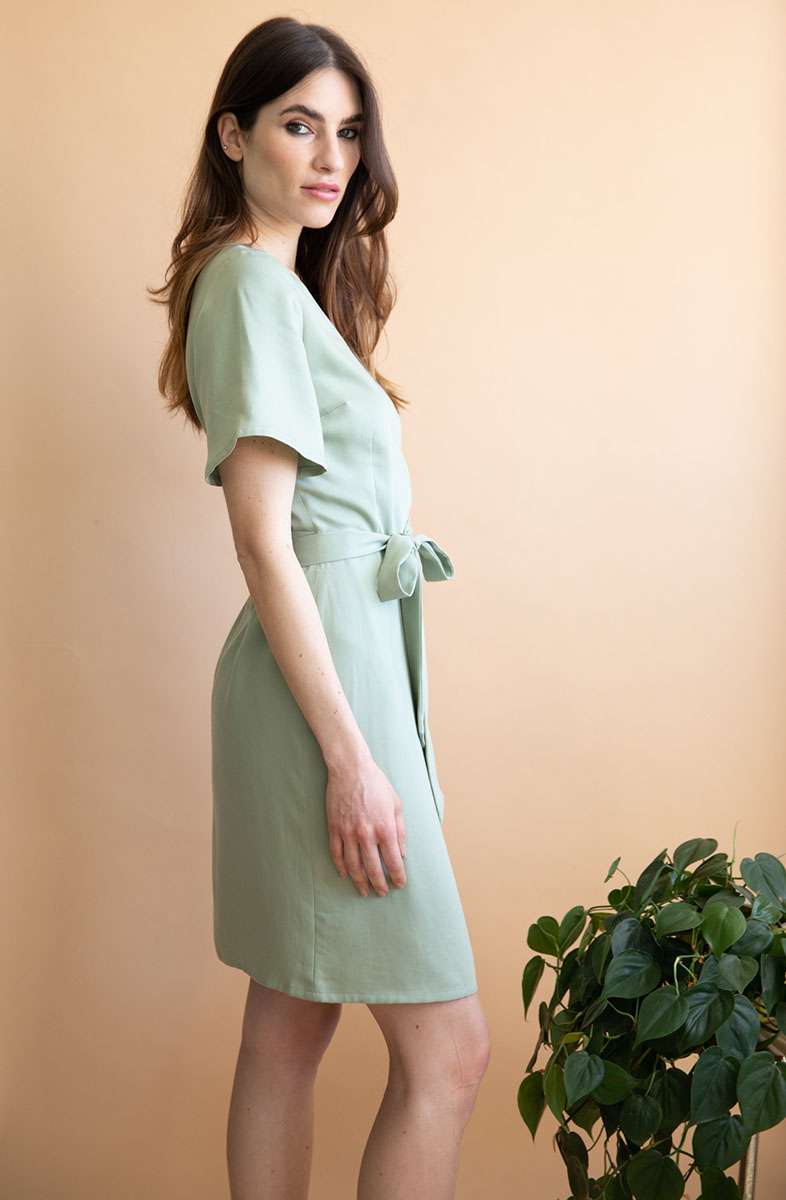 Robe Avena en Tencel - Vert menthe 4