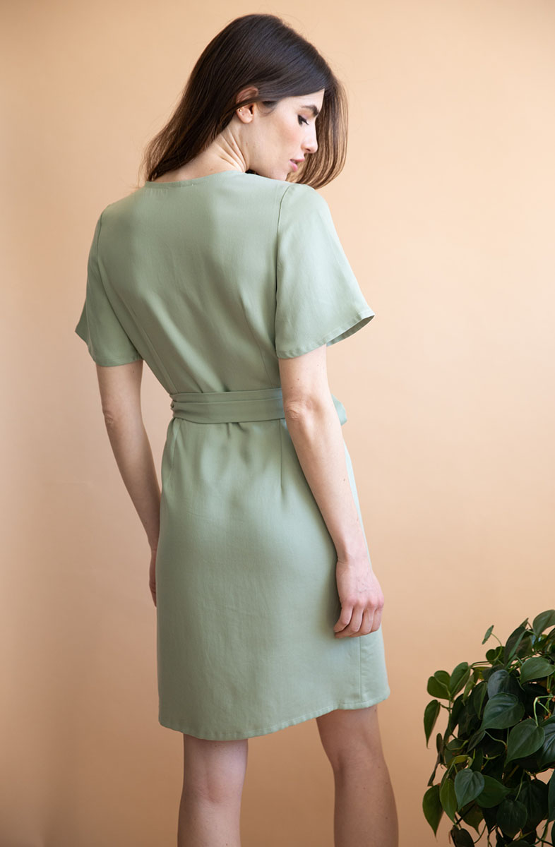 Robe Avena en Tencel - Vert menthe 5