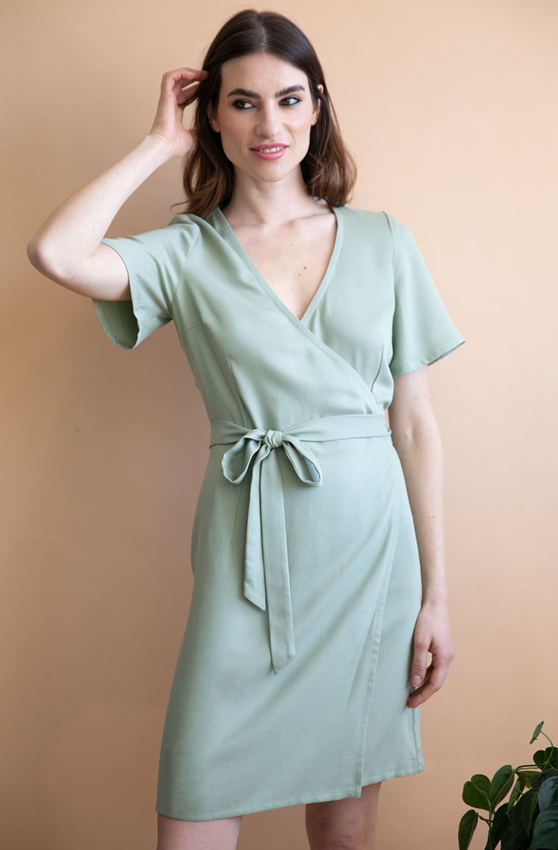 Robe Avena en Tencel - Vert menthe 3