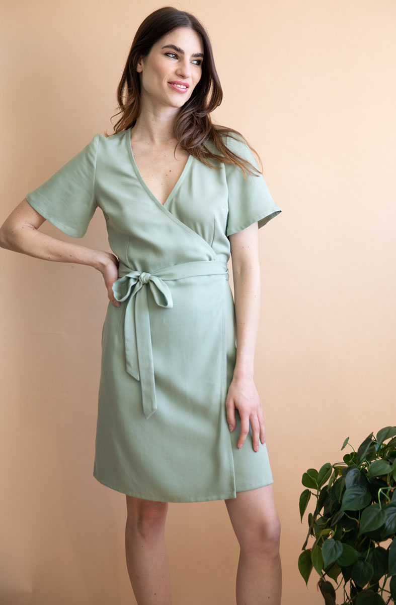 Robe Avena en Tencel - Vert menthe 2