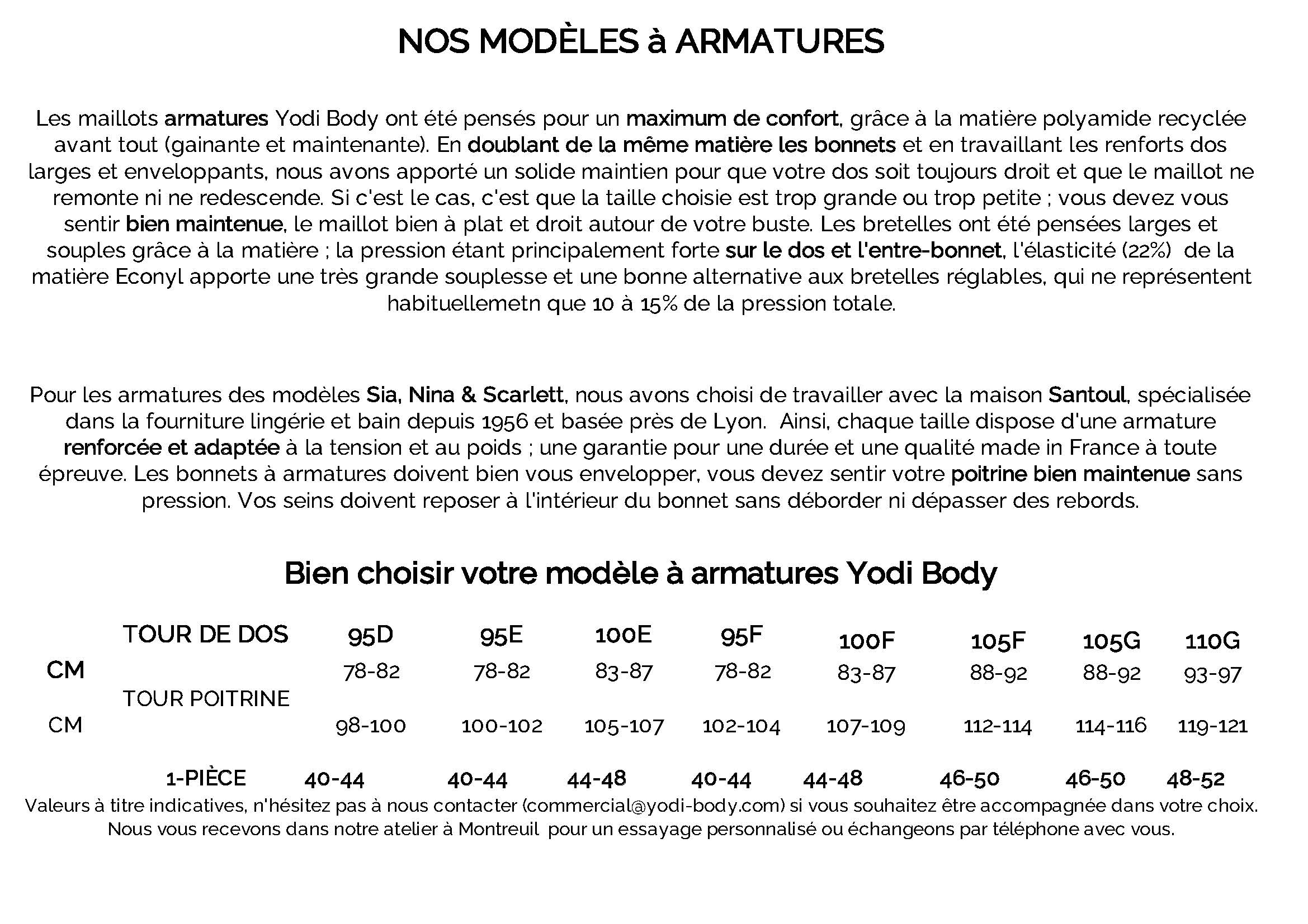 Maillot de bain 1 pièce à armatures Scarlett (du 95D au 110G) 6
