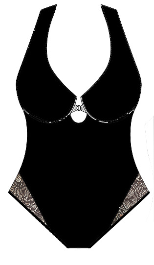Maillot de bain 1 pièce à armatures Scarlett (du 95D au 110G) 2