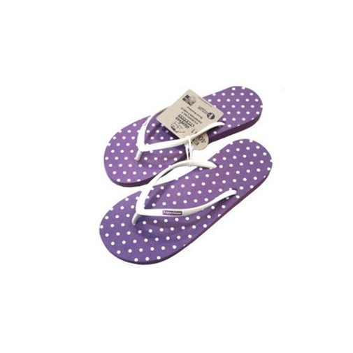 Tongs Santa cruz violette pois coconut