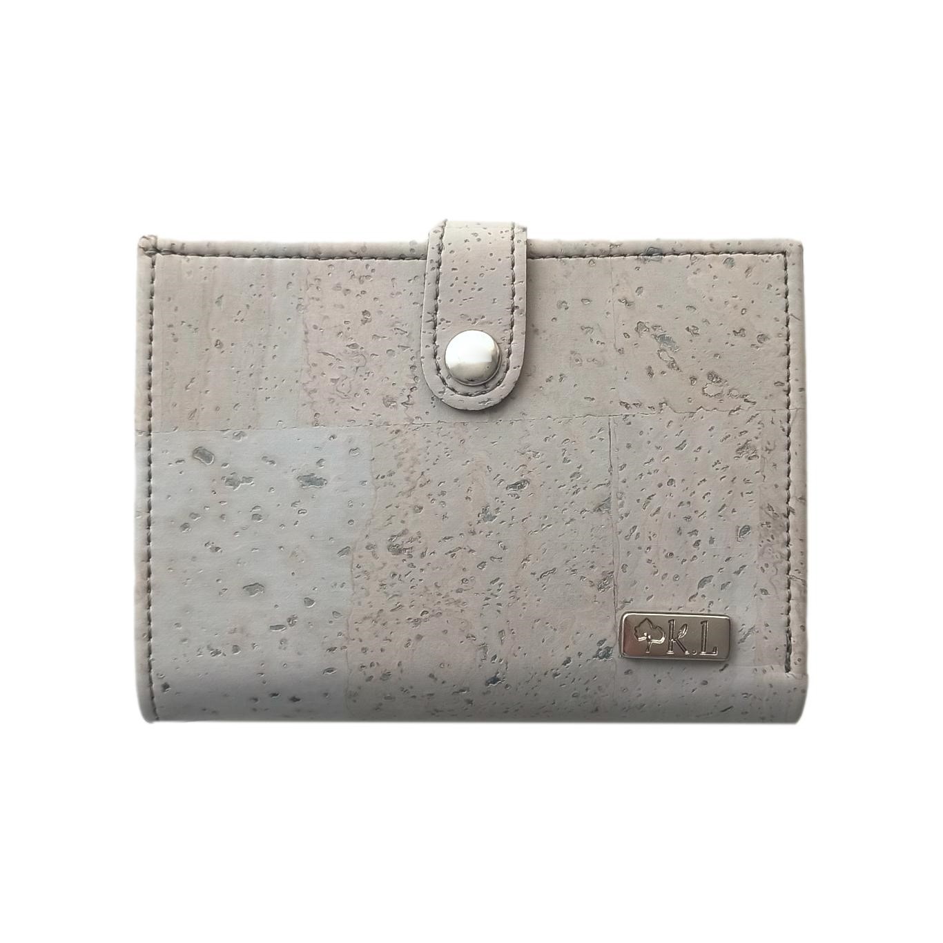 Porte-monnaie en liège vieux rose, zoé 3