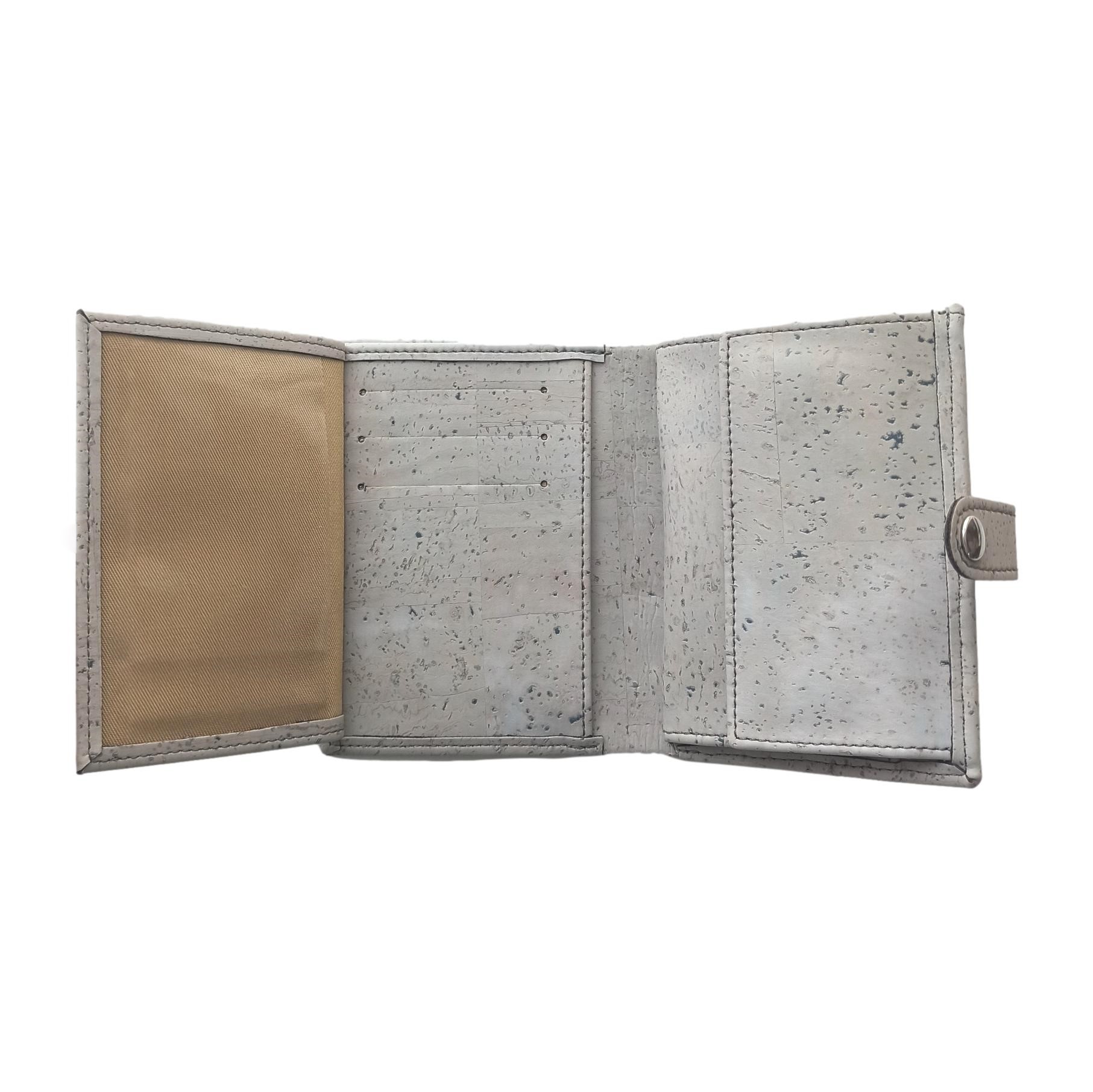 Porte-monnaie en liège vieux rose, zoé 5