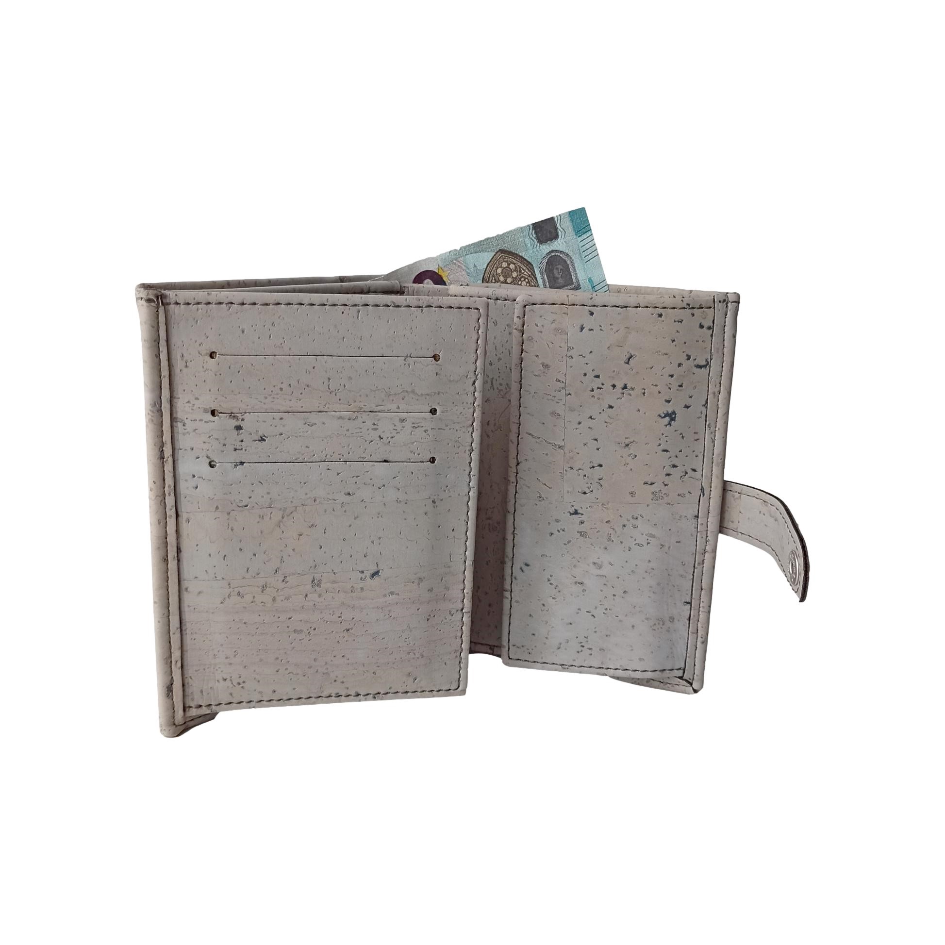 Porte-monnaie en liège vieux rose, zoé 7