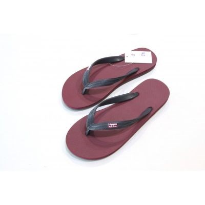 Tongs éthiques & écologiques rouges bordeaux 2