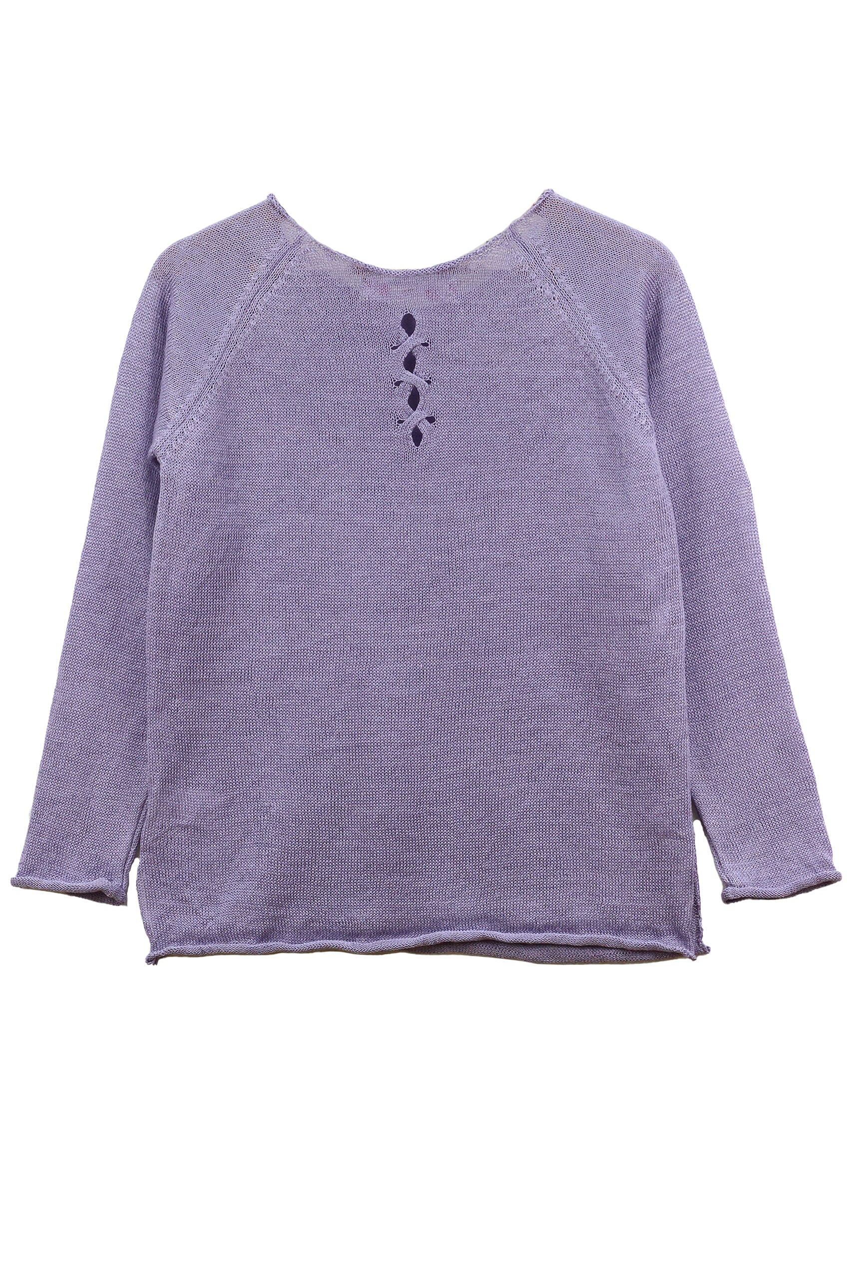 Pull Oseille col bateau 100% lin, Made in France - CITROUILLE 7