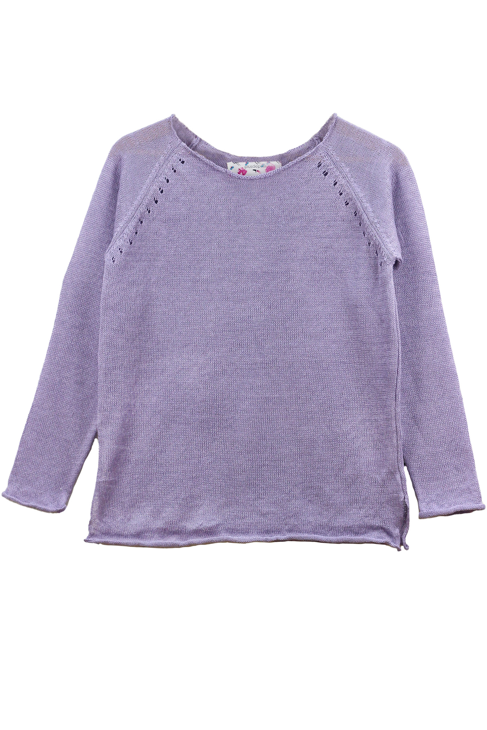 Pull Oseille col bateau 100% lin, Made in France - CITROUILLE 6