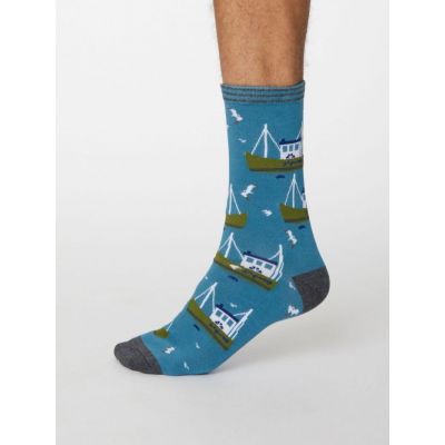 Chaussettes homme thème mer - Plusieurs couleurs 4