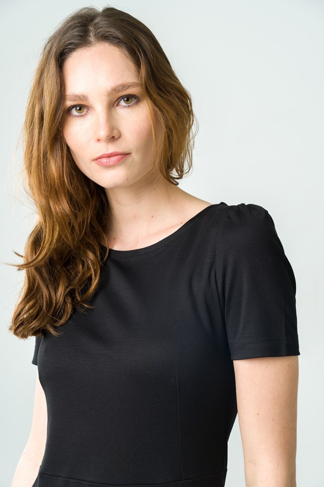 Robe Victoria en Tencel - Noire 5