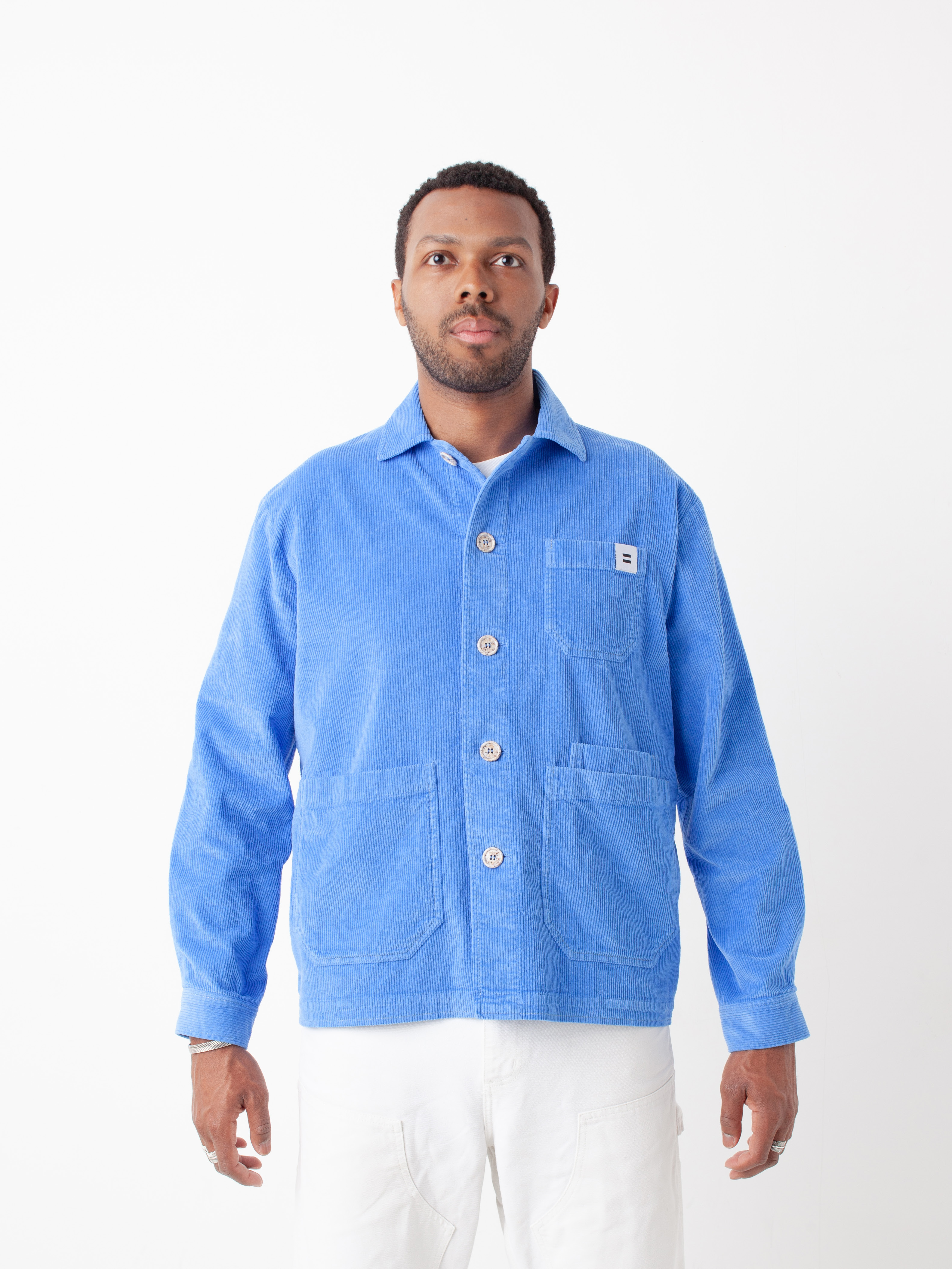 LA VESTE CÔTELÉ - BLEU ELECTRIQUE 5