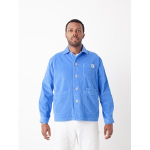 LA VESTE CÔTELÉ - BLEU ELECTRIQUE