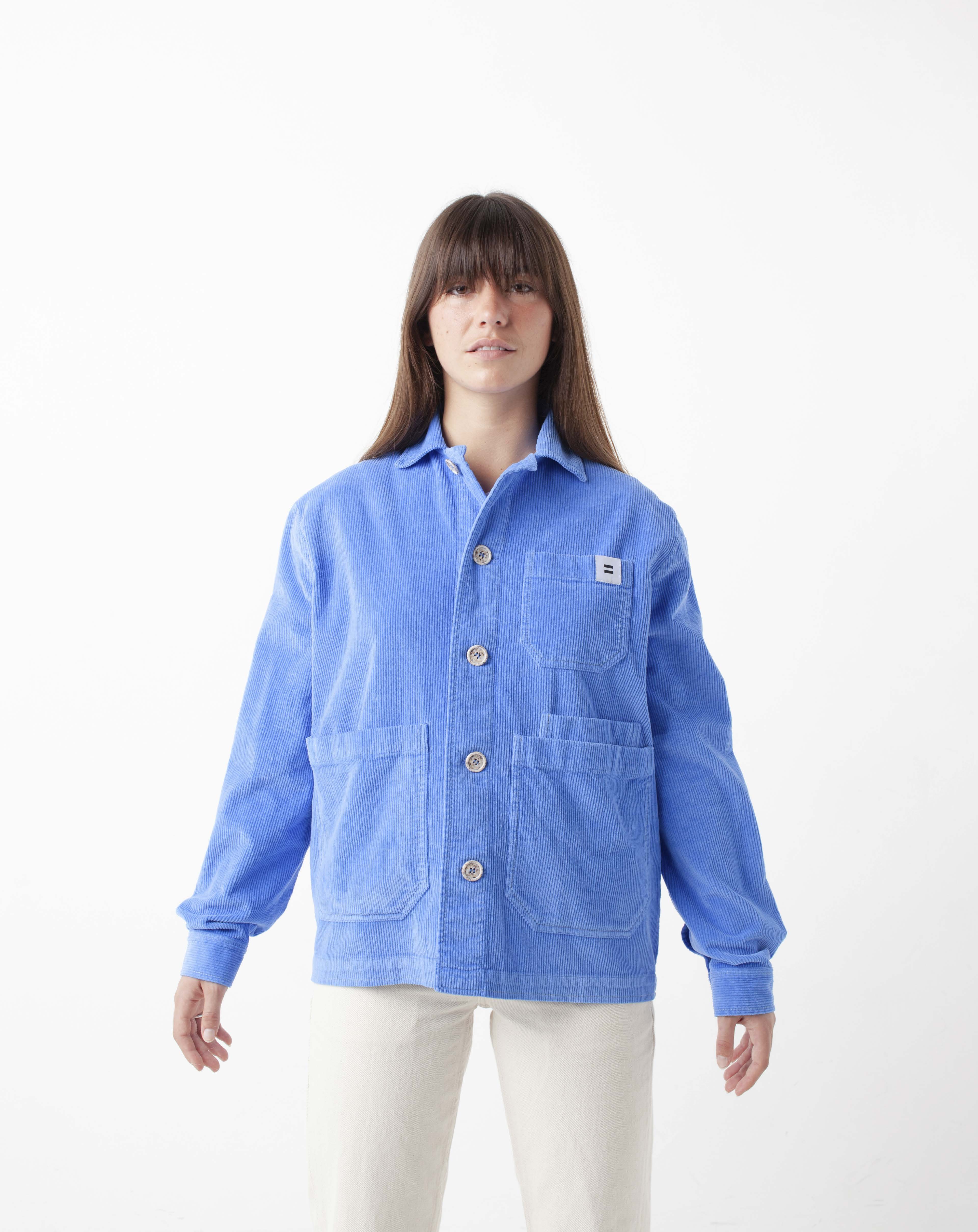 LA VESTE CÔTELÉ - BLEU ELECTRIQUE 7