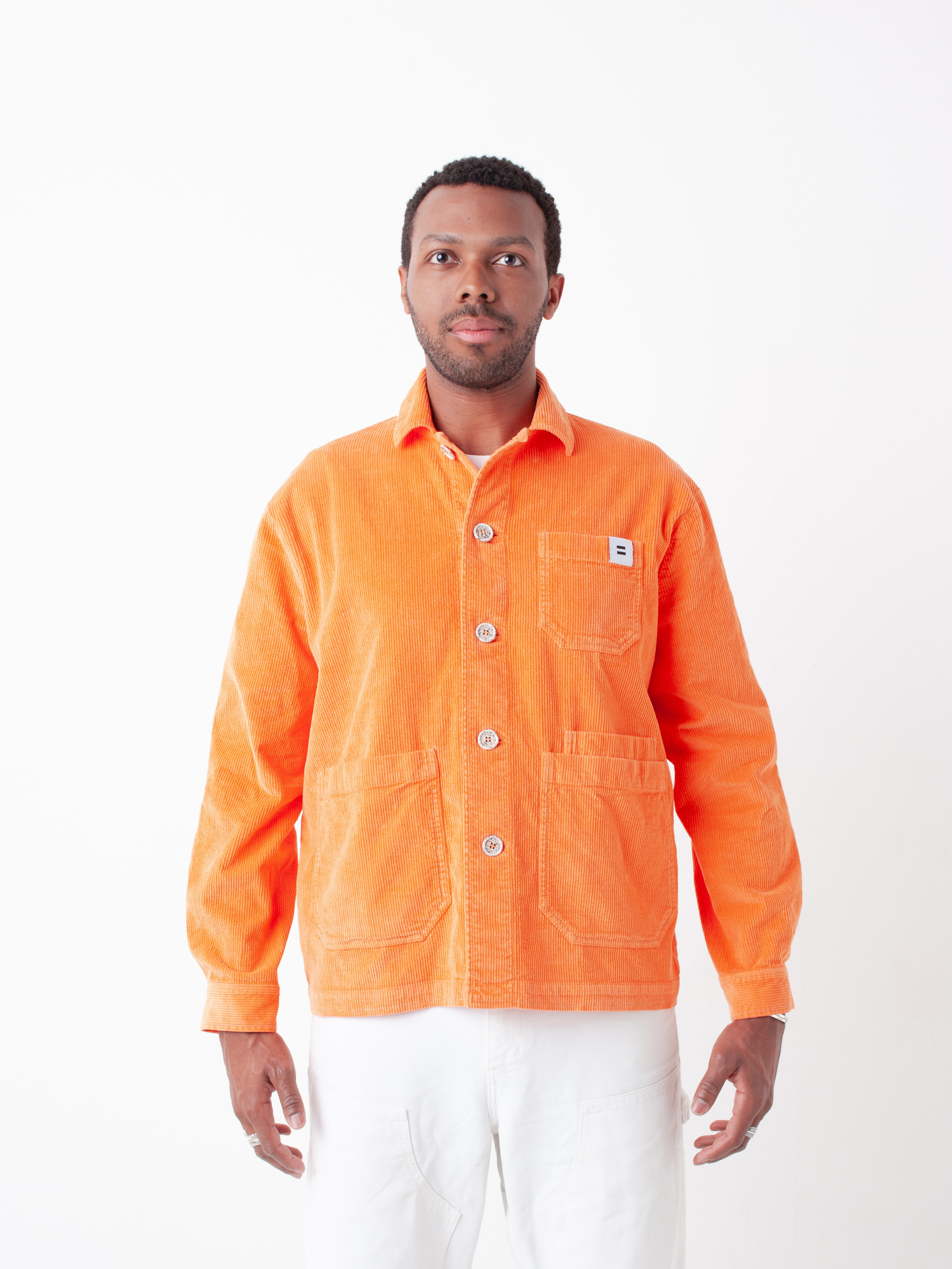 LA VESTE CÔTELÉ - MANDARINE 7