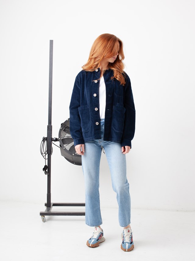 LA VESTE CÔTELÉ - NAVY 6