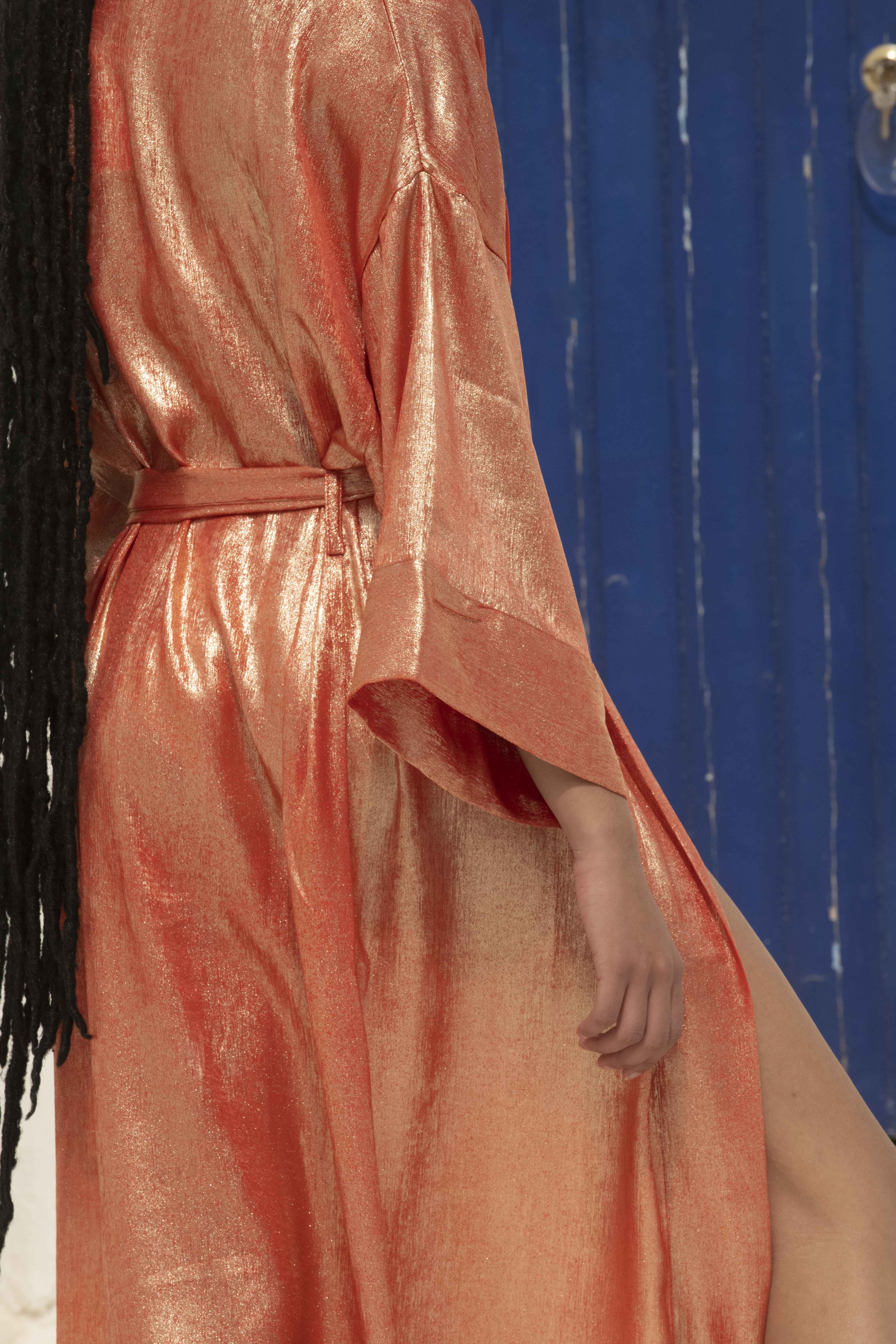 Elsa - Kimono Long Orange 5