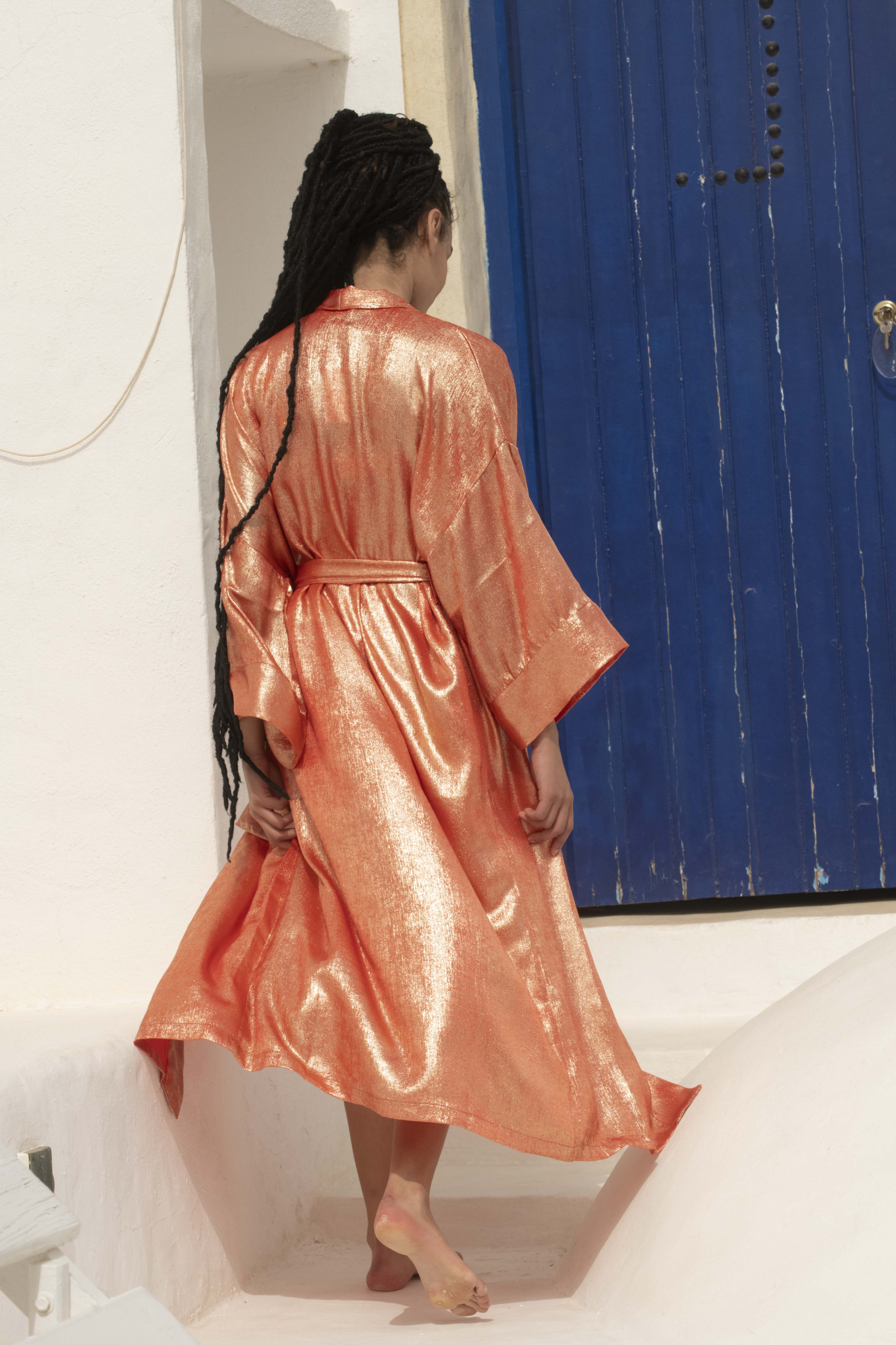 Elsa - Kimono Long Orange 8