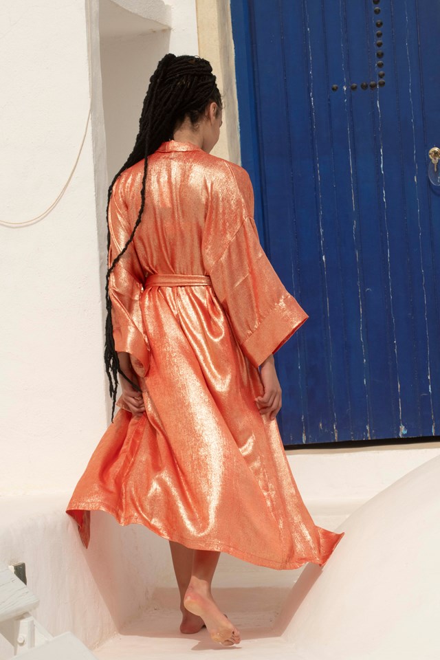 Elsa - Kimono Long Orange 8