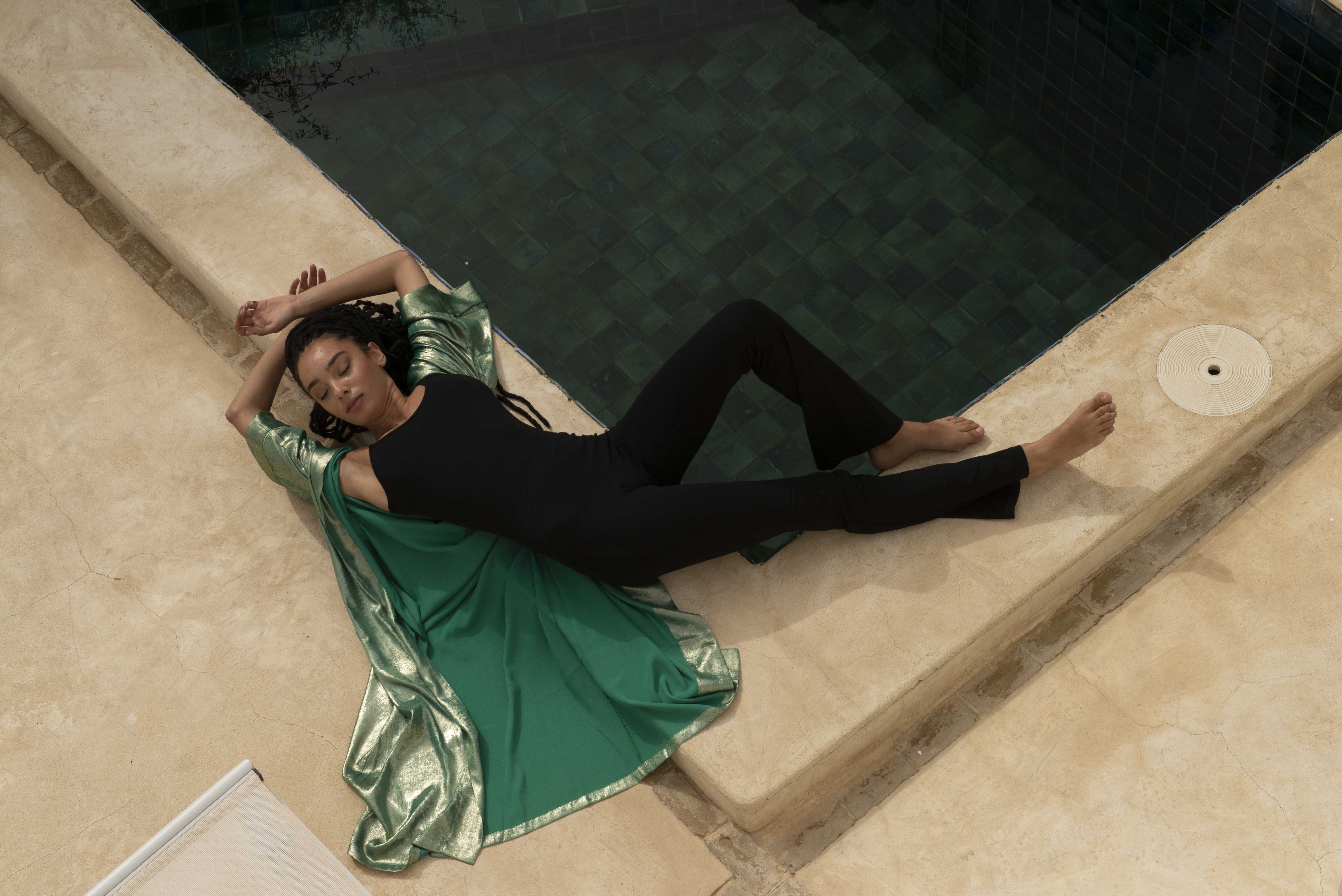 Elsa - Kimono Long Vert 5