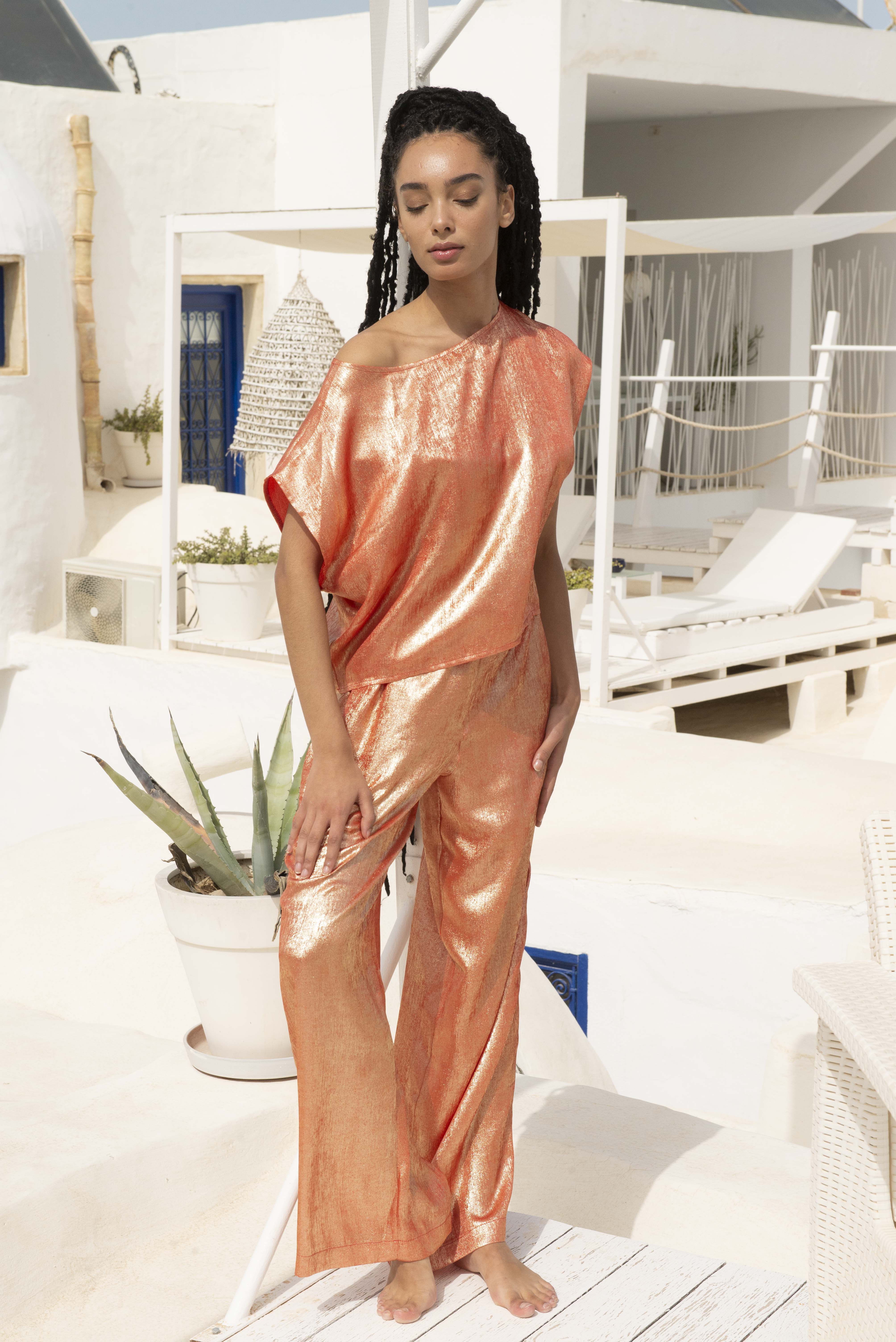 Pantalon Martine - Orange 2