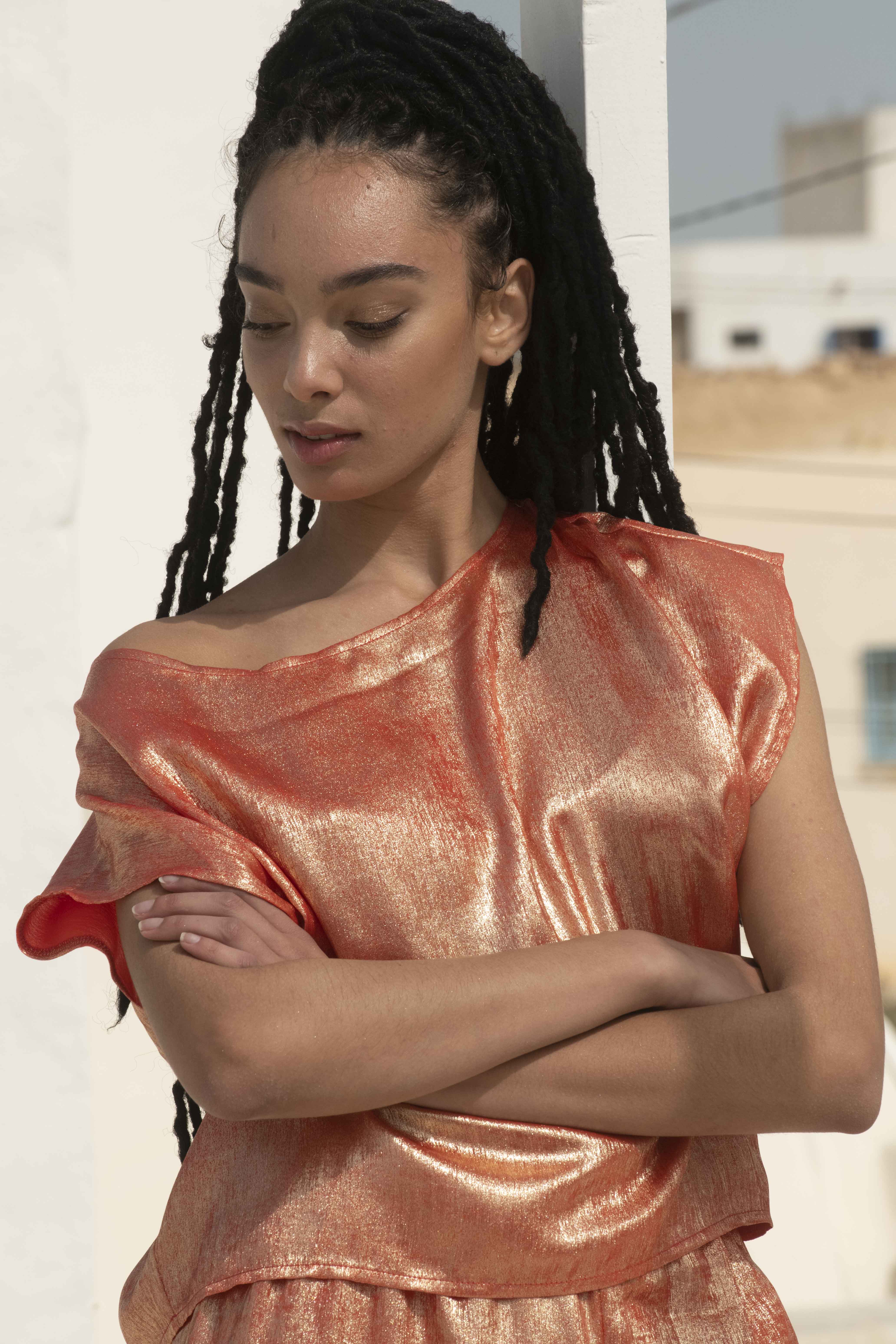 Aliyah - T-shirt Orange 2