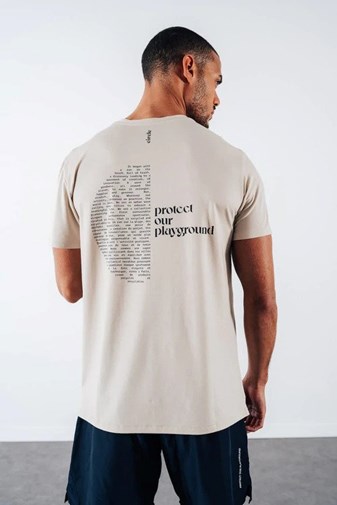 T-shirt sable en lyocell - Manifesto