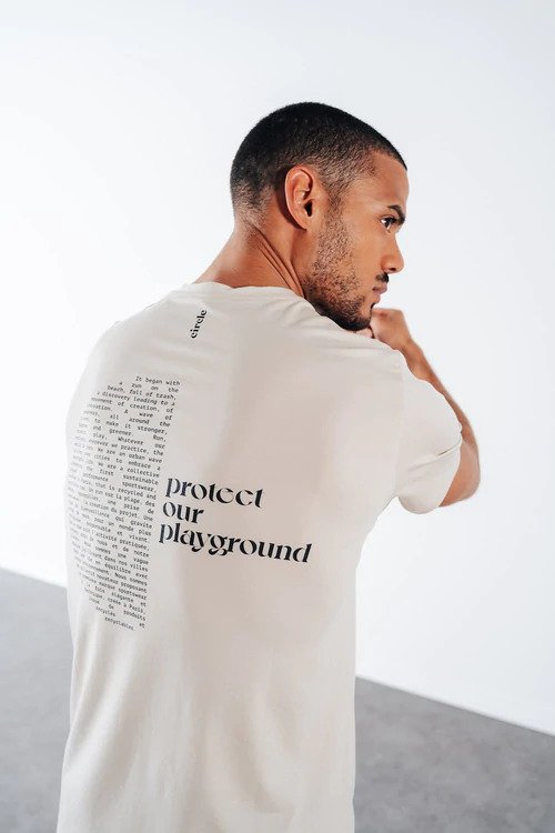 T-shirt sable en lyocell - Manifesto 7