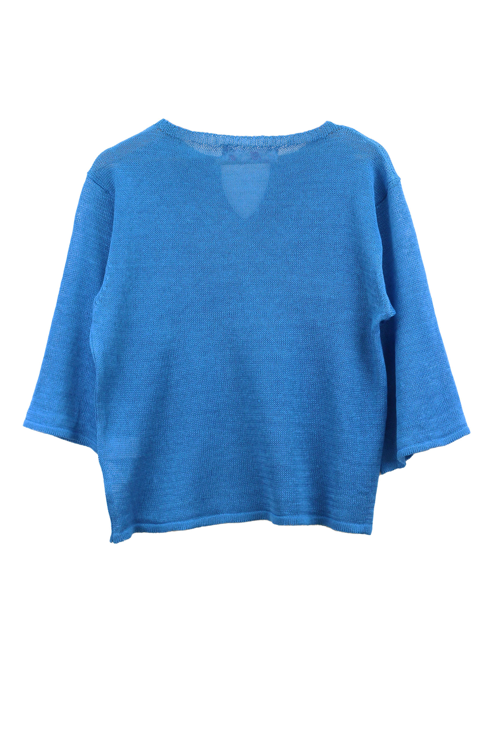 Pull Basilic 100% lin made in France - vert jungle 10