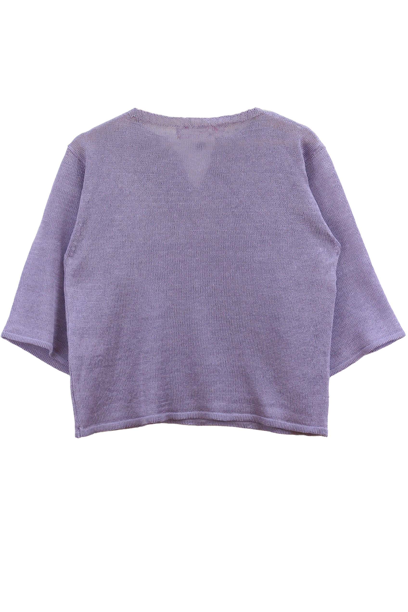 Pull Basilic 100% lin made in France - vert jungle 8