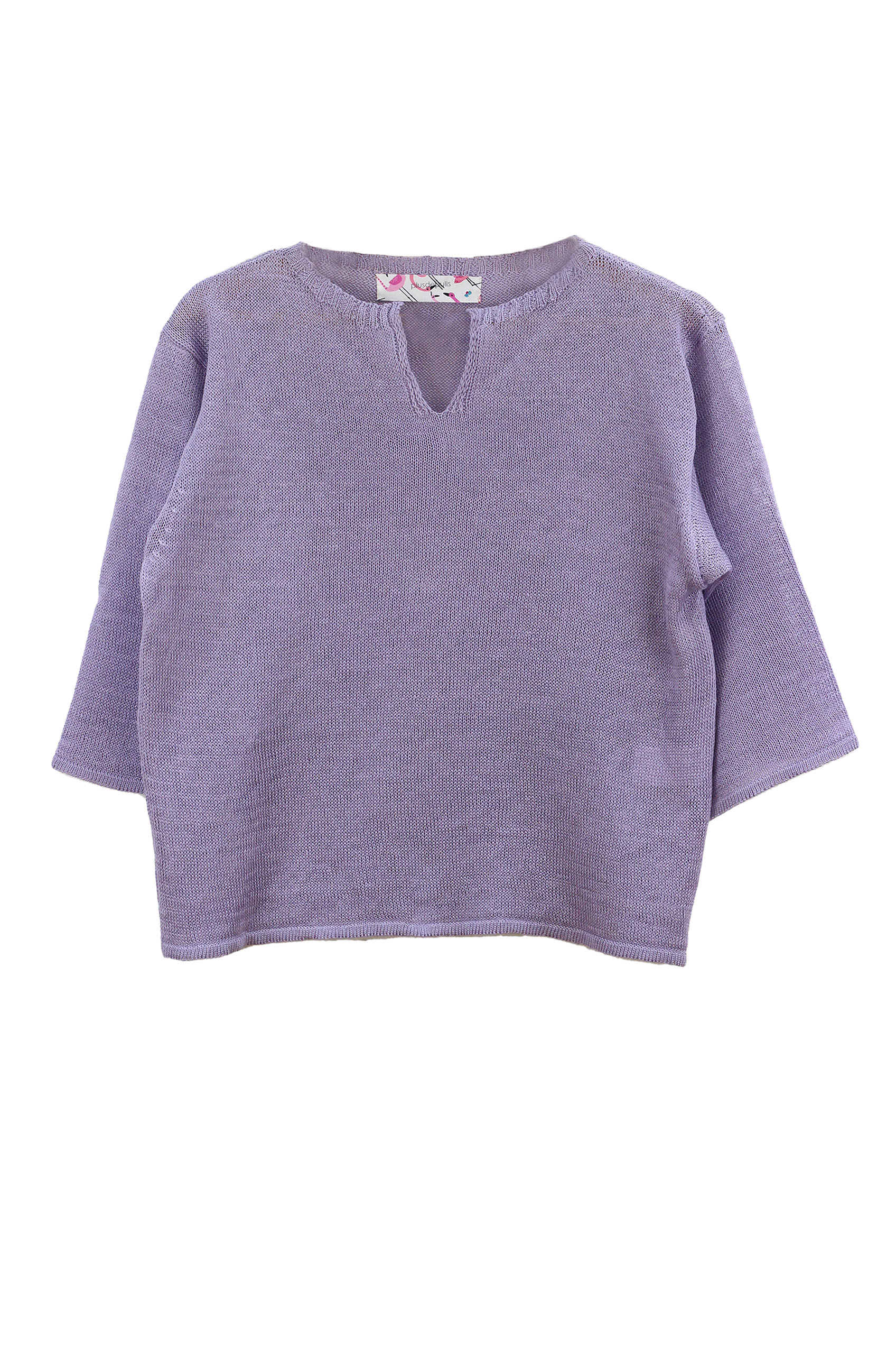 Pull Basilic 100% lin made in France - vert jungle 7