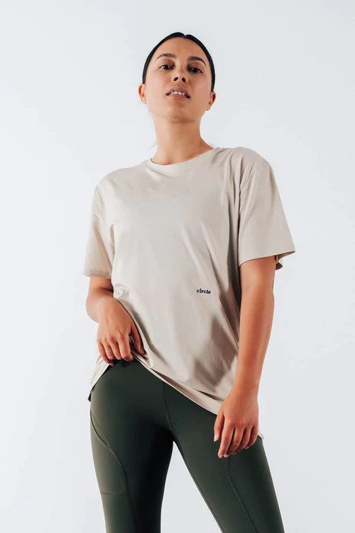 t-shirt sable en lyocell original 2 circle