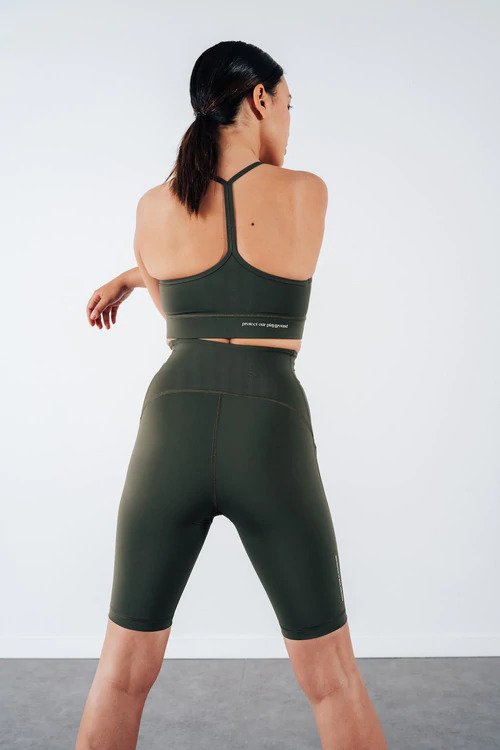 short moss en polyamide audace circle