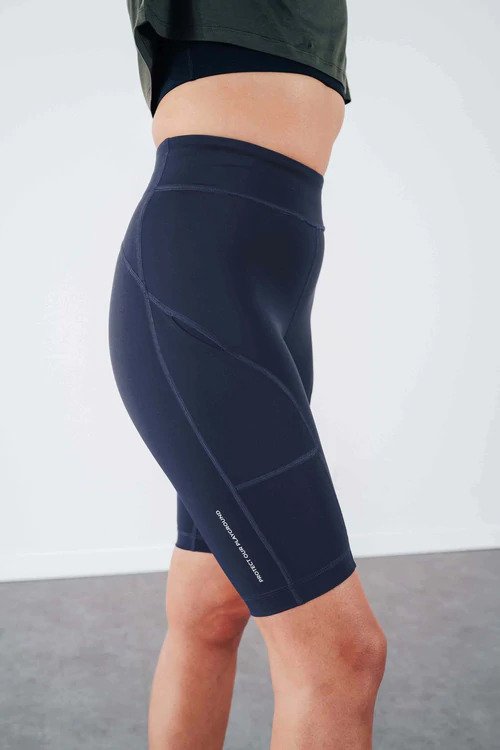 short navy en polyamide audace circle