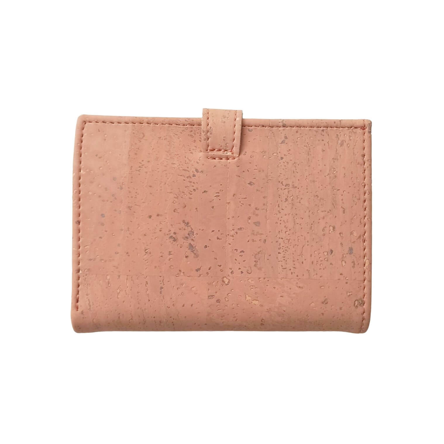 Porte-monnaie en liège vieux rose, zoé 16