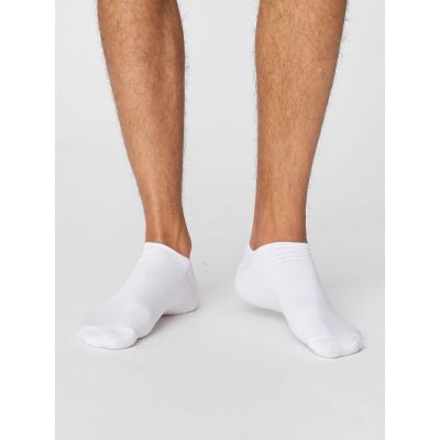 Socquettes homme blanches bambou coton bio 2